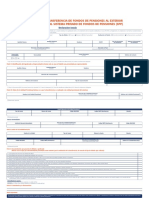 Solicitud de Transferencia de Fondos Al Exterior