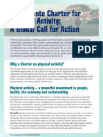 The Toronto Charter For Physical Activity: A Global Call For Action
