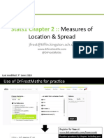Stats1 Chapter 2::: Measures of Location & Spread