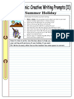 Writing Clinic Creative Writing Prompts 11 Summer Fun Activities Games 5844