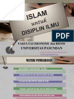 Islam Untuk Disiplin Ilmu