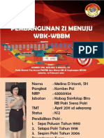 Pembangunan ZI Menuju WBK WBBM - 1