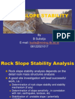 Week - 8 - 9 - 10 Rock Slope Stability