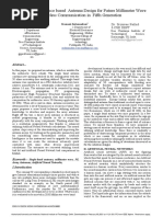 Artificial Intelligence Based Antenna Design For Future Millimeter Wave Wireless Communication in Fifth Generation