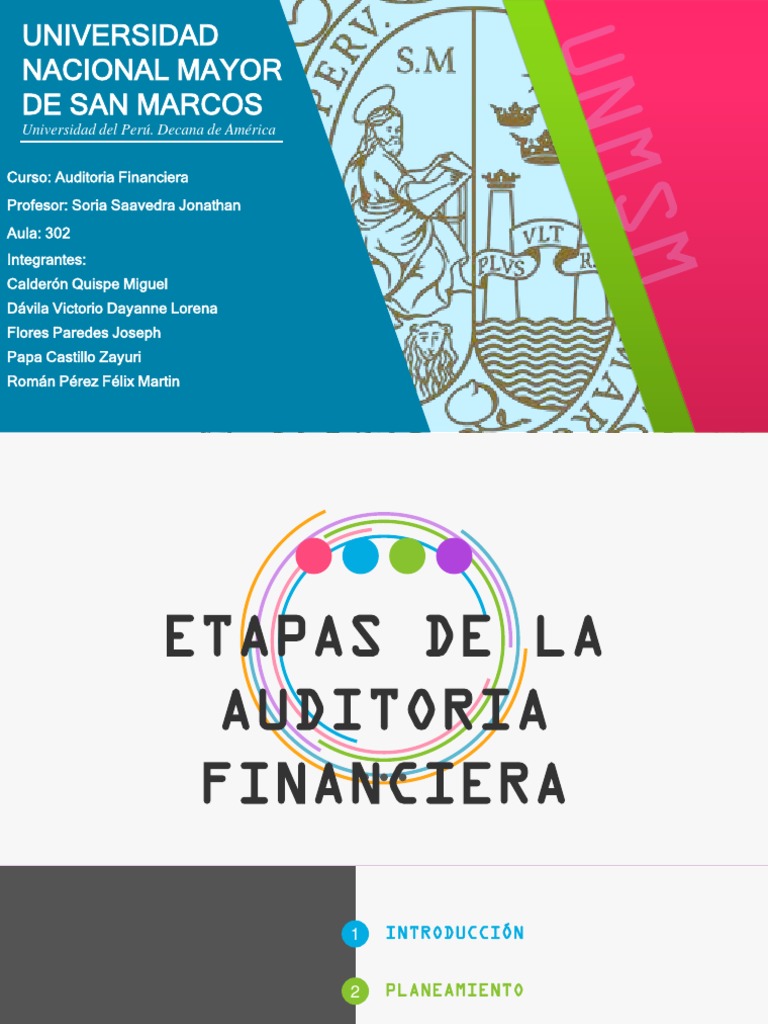 Etapas de la Auditoría Financiera | PDF | Auditoría | Planificación