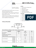 ME1117(Pb-Free) 1A Low Dropout Voltage Regulator Guide