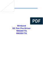 w83391tg w83391ts DC Fan Pre Driver Data