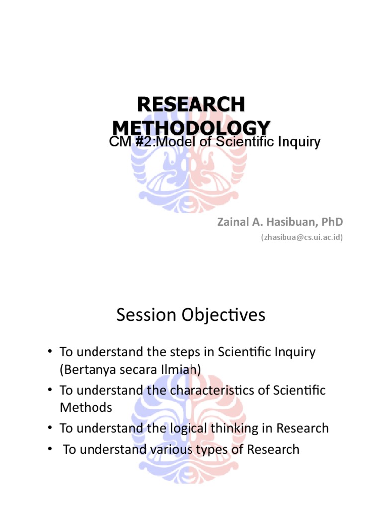 02 - Model of Scientific Inquiry | PDF | Inquiry | Scientific Method