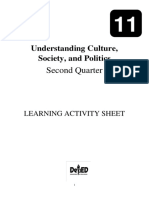 Understanding Culture, Society and Politics - q2 - Las