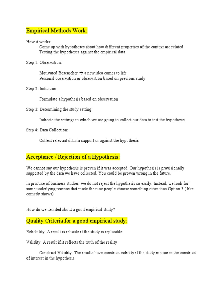 Module 2 Notes | Download Free PDF | Hypothesis | Validity (Statistics)