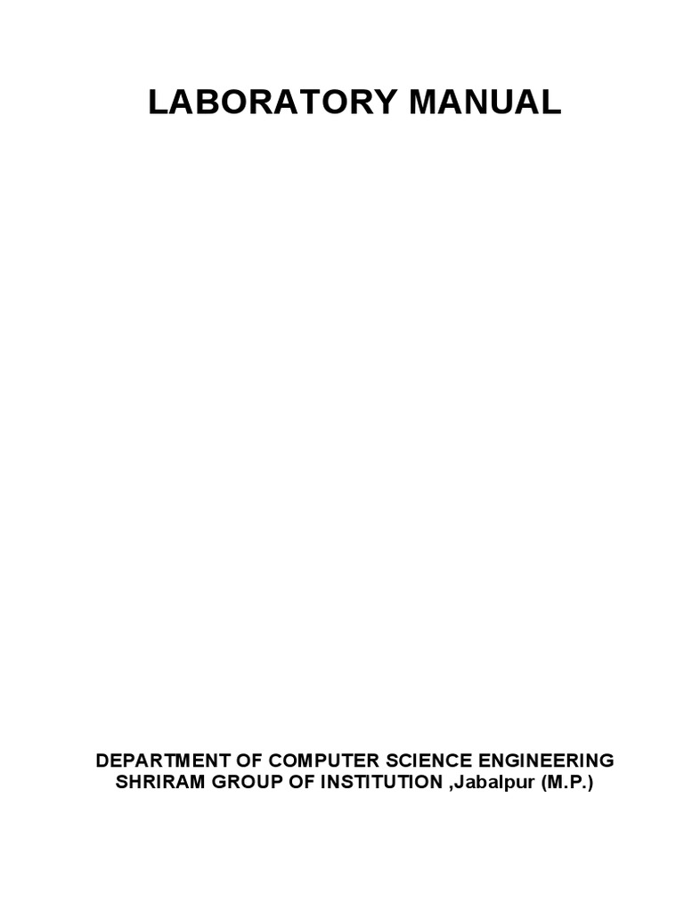 CS Lab: 8085 Programming Manual | PDF | Computer Hardware | Computer ...