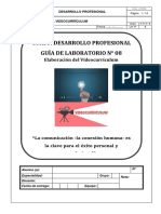 Guía Lab. 08 Videocurrículum (VC)