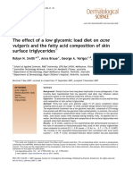 The Effect of A Low Glycemic Load Diet On Acne Vulgaris and The Fatty Acid Composition of Skin Surface Triglycerides