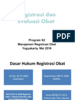 Reg Dan Evaluasi Obat Mei 2017