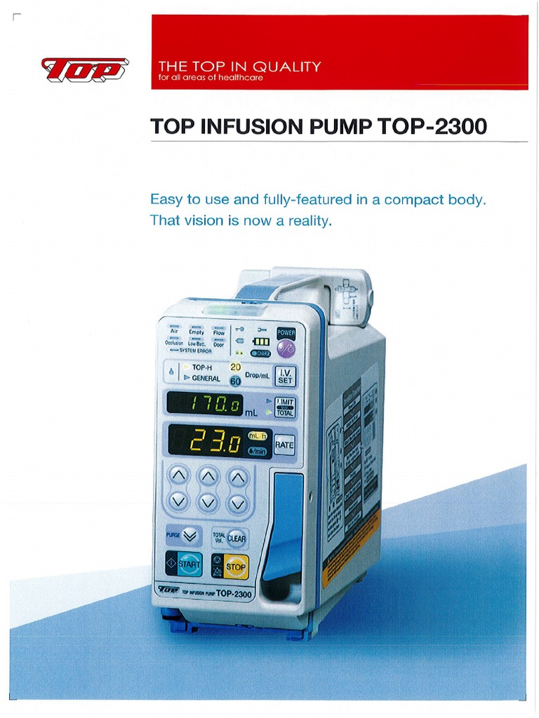 TOP Infusion Pump TOP2300 PDF