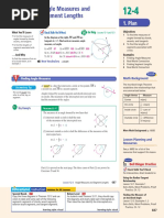 Angle Measures and Segment Lengths: 1. Plan