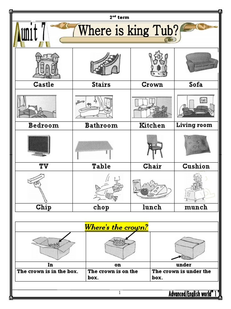 English World 1 Unit 8 Activities | PDF | Teaching Methods & Materials