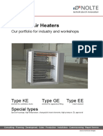 Electric Air Heaters for Industry and Workshops