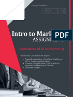Applications of AI in Marketing