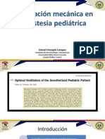 Ventilación Mecánica en Anestesia Pediátrica