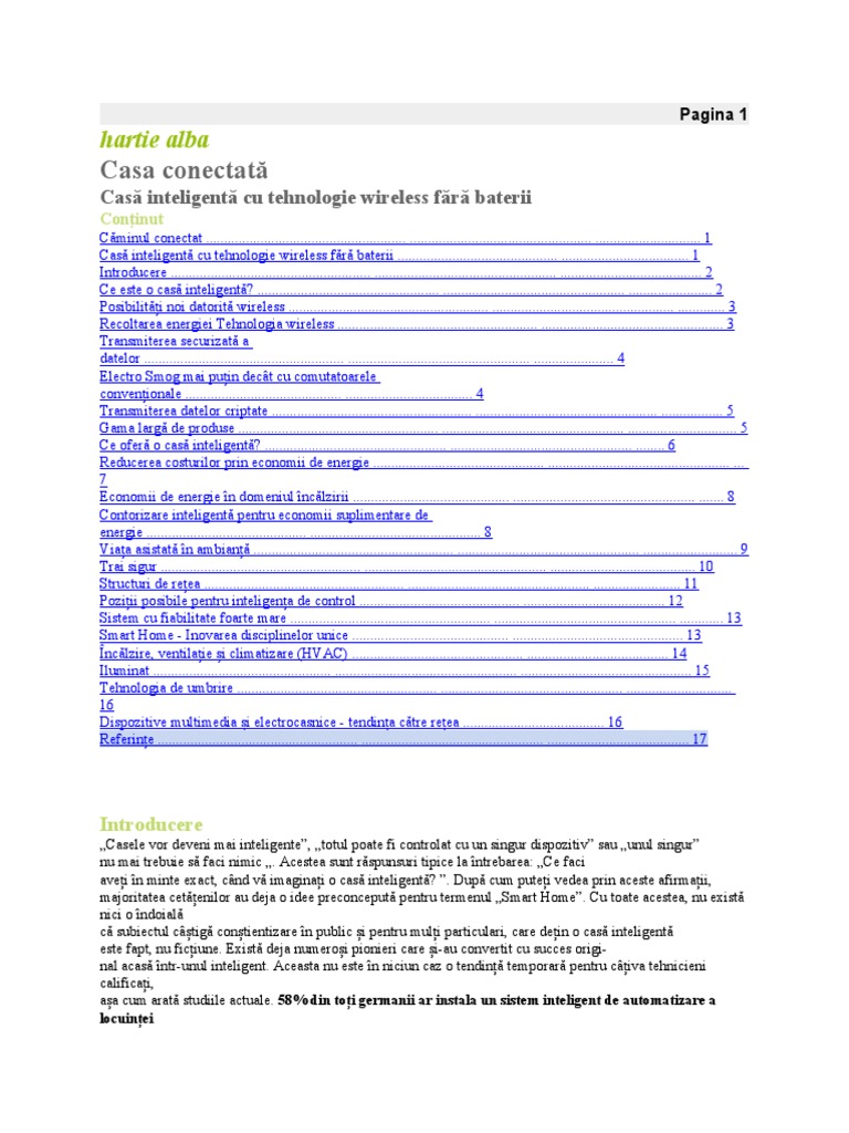 Smart Home Romana | PDF
