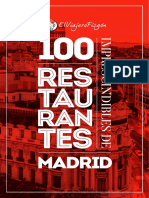 Los 100 Restaurantes Imprescindibles de Madrid El Viajero Fisgon