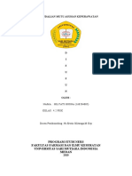 Pengendalian Mutu Asuhan Keperawatan