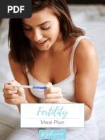 Fertility: Meal Plan