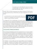 Historia de La Salud en El Trabajo en Mexico