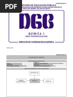Quimica I ( SEP DGB México Bachillerato)