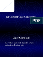 GI Clinical Case Conference