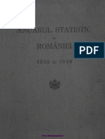 Anuarul Statistic Al României, 1935 Şi 1936