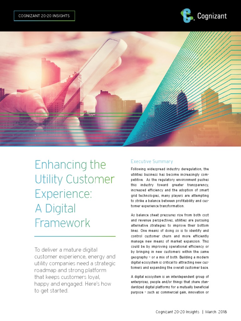 Enhancing The Utility Customer Experience: A Digital Framework | PDF ...