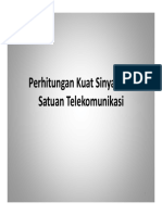 03-Perhitungan KuatSinyal Dan Bbrp Satuan Telekomunikasi 2