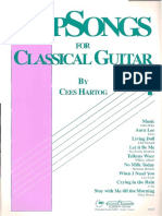 Famous Pop Songs for Classical Guitar 4 Arr Cees Hartog
