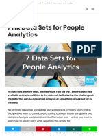 7 HR Data Sets For People Analytics - AIHR Analytics