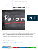 21 Employee Performance Metrics - AIHR Analytics