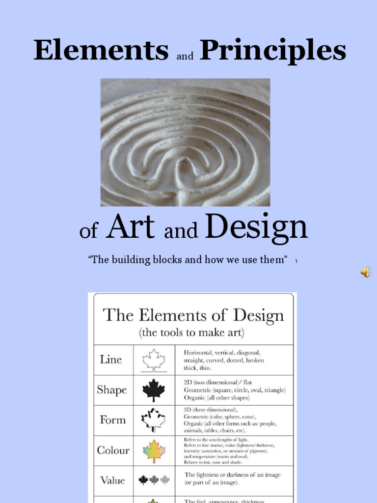 Elements and Principles of Art PDF