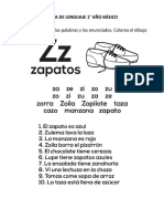 Guía de Lenguaje-Letra Z