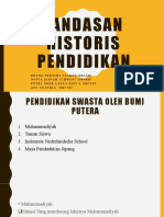 Landasan Historis Pendidikan