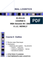 Global Logistics: 53-533-03 Course 6 MBA Session 06 / 2005 © J.C. Merkly