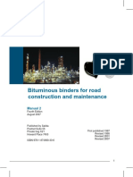 Bituminous Binders For Road Construction and Maintenance