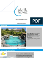 Havuz Ve Akvaryum Akrilik Panelleri: Akrilikhavuz™ © Mat Havuz Teknolojileri AŞ