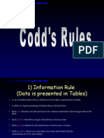 Codds Rule