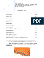 Spec Sheet - Orange Urethane Sleeves 83A Durometer