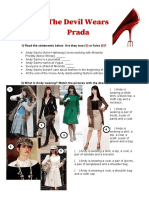 The Devil Wears Prada - Worksheet With Activities