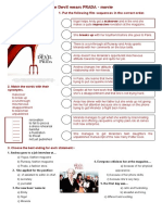 The Devil Wears PRADA - Movie Worksheet