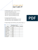 Contoh Soal Praktik Excel Fungsi Logika If