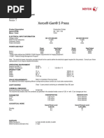 Xerox® Igen® 5 Press: Product Safety Data Sheet