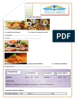 Comparatives: A. A Sandwich Costs Only 4 . B. A Meal in A Restaurant Costs 9